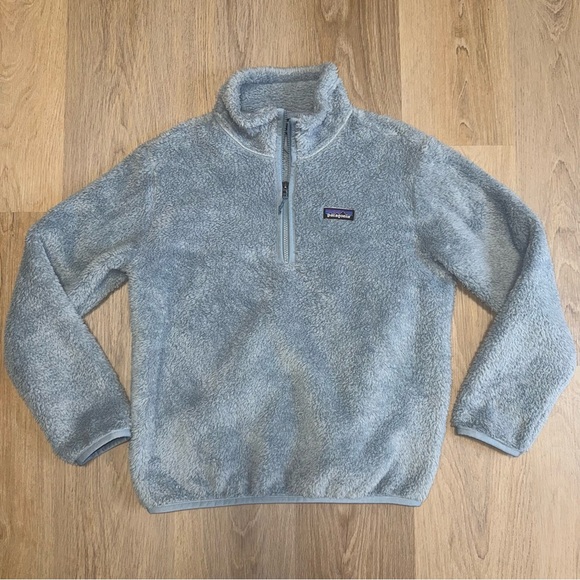 Patagonia Women’s Blue Los Gatos 1/4 Zip Fleece Jacket - Size Small - Picture 2 of 7